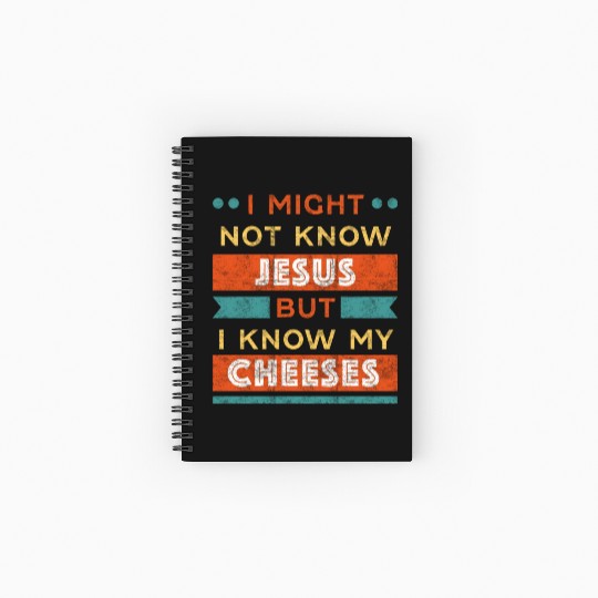Cheese Lover yellow Spiral Notebooks   Ruled Line