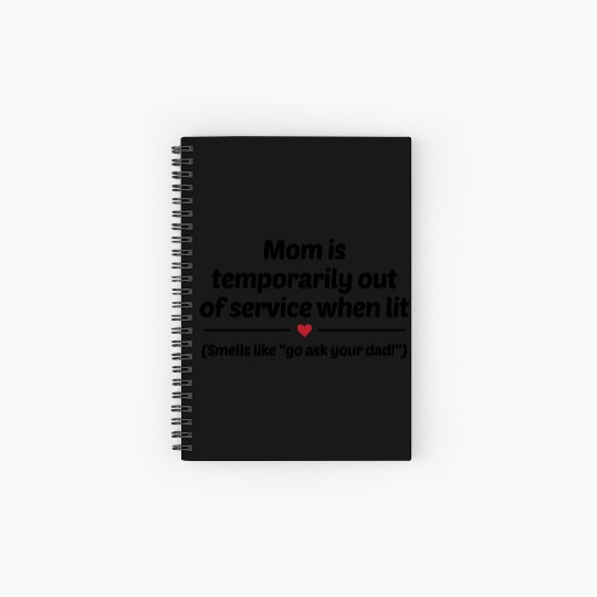 Go Ask Your Dad trending Spiral Notebooks   Ruled Line