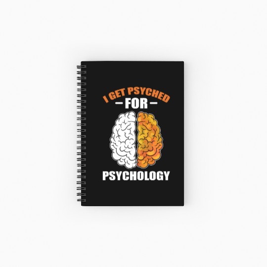 I Get Psyched For Psychology Psychotherapist Spiral Notebooks   Ruled Line