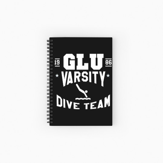 Back to School GLU Dive Team Spiral Notebooks   Ruled Line