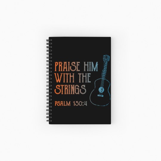 Bible Verse nature Spiral Notebooks   Ruled Line