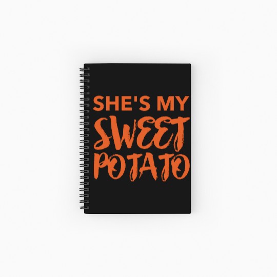 Shes My Sweet Potato vintage Spiral Notebooks   Ruled Line