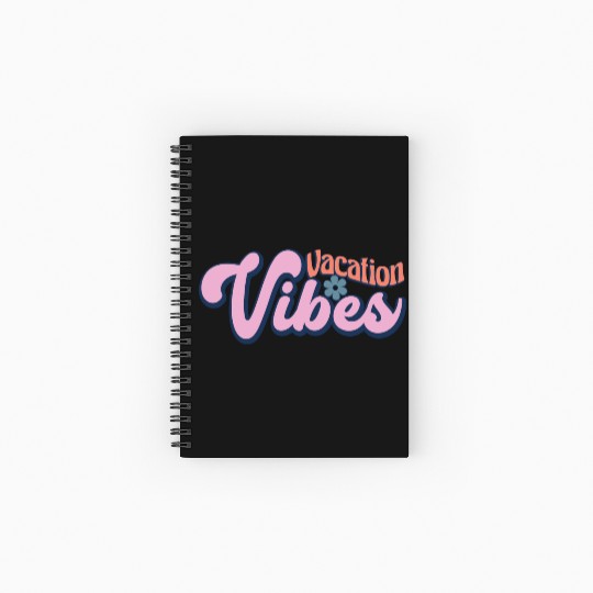 Summer Vibes Spiral Notebooks   Ruled Line