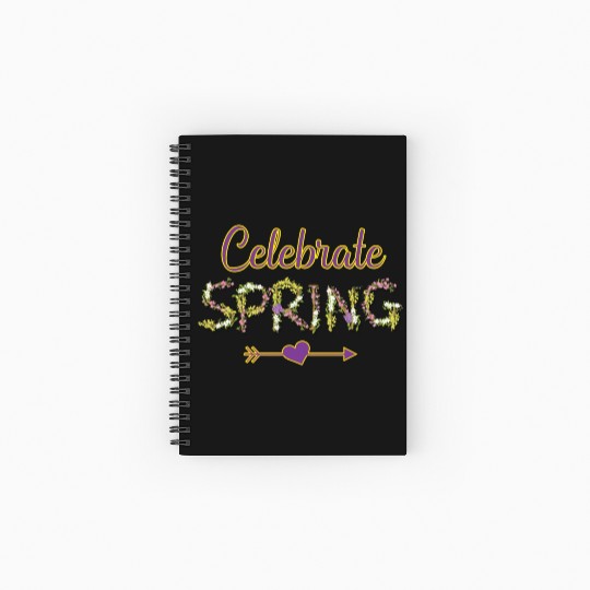 Celebrate Spring Spiral Notebooks   Ruled Line