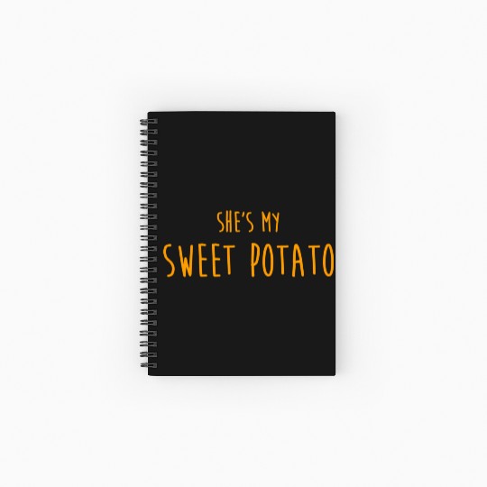 Shes My Sweet Potato For Him And Her Spiral Notebooks   Ruled Line