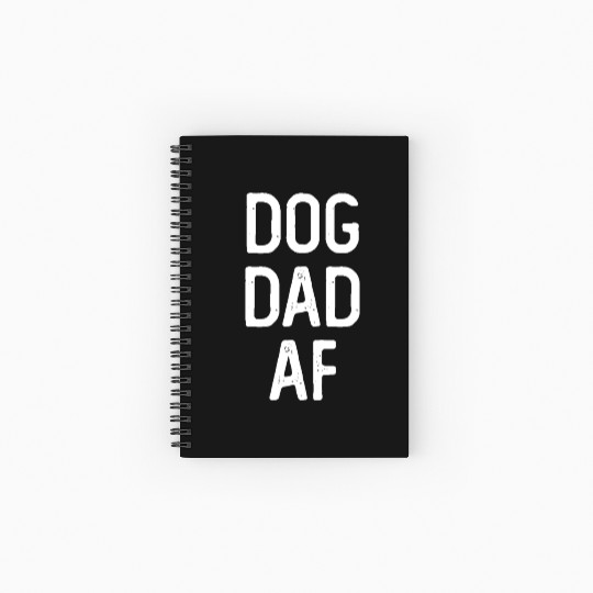 Dog Dad Spiral Notebooks   Ruled Line
