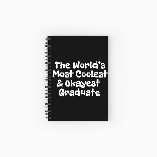 The World s Coolest Graduate Spiral Notebooks   Ruled Line