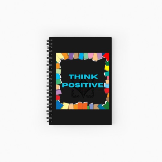 "Positive Vibes Spiral Notebooks   Ruled Line: Embrace Optimism"