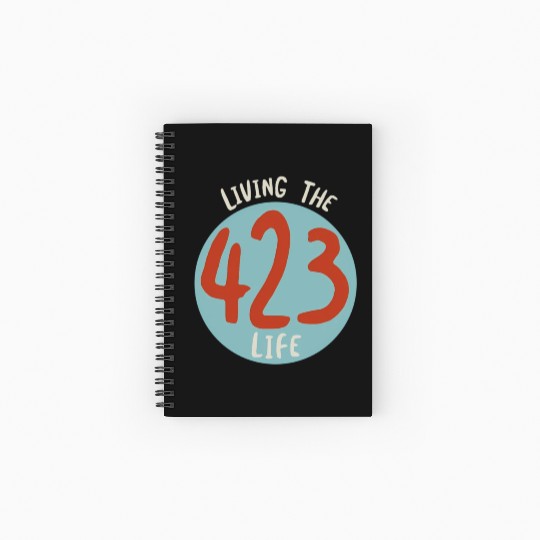 423 Area Code Tn Tennessee Spiral Notebooks   Ruled Line