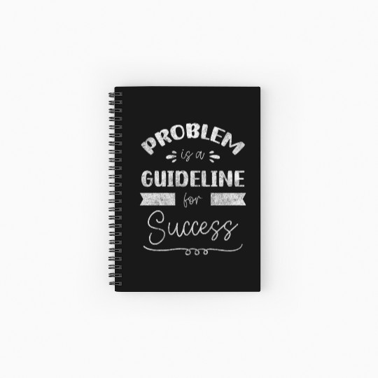 Problem Solutions Sayings Positive Spiral Notebooks   Ruled Line
