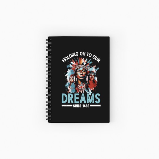 Aboriginal Indians Indigenous Native American Day Spiral Notebooks   Ruled Line