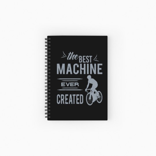 Racing Bike Cycling Racing Cyclist Bike Spiral Notebooks   Ruled Line