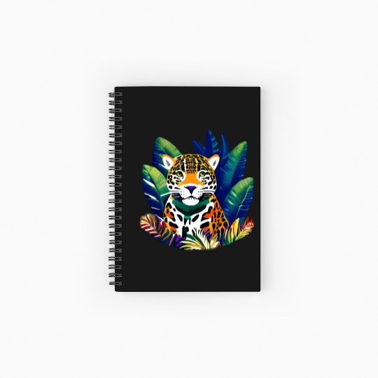 Jaguar in the Tropics Spiral Notebooks   Ruled Line