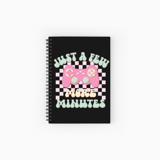 Just A Few More Minutes, Happy Game Day Spiral Notebooks   Ruled Line