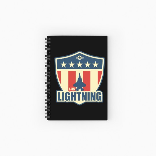 F35 Lightning boy Copy Copy Spiral Notebooks   Ruled Line