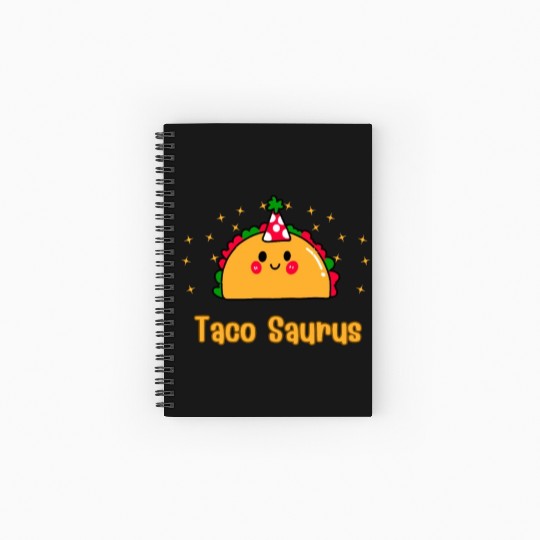Taco Saurus Natural Toddler Spiral Notebooks   Ruled Line