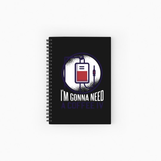 Healtcare nurse Coffee Spiral Notebooks   Ruled Line
