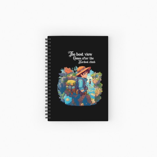 Mountains Tour Spiral Notebooks   Ruled Line Design
