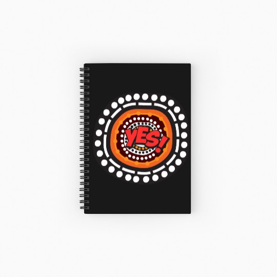 Yes to the Voice to parliament Spiral Notebooks   Ruled Line
