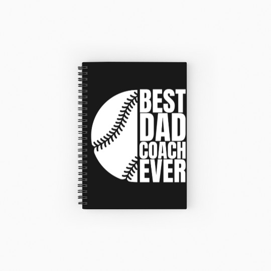 Best Dad Coach Ever Spiral Notebooks   Ruled Line