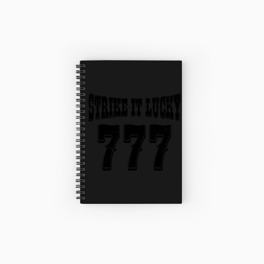 Strike It Lucky Lucky Numbers Lucky Game Day For Spiral Notebooks   Ruled Line