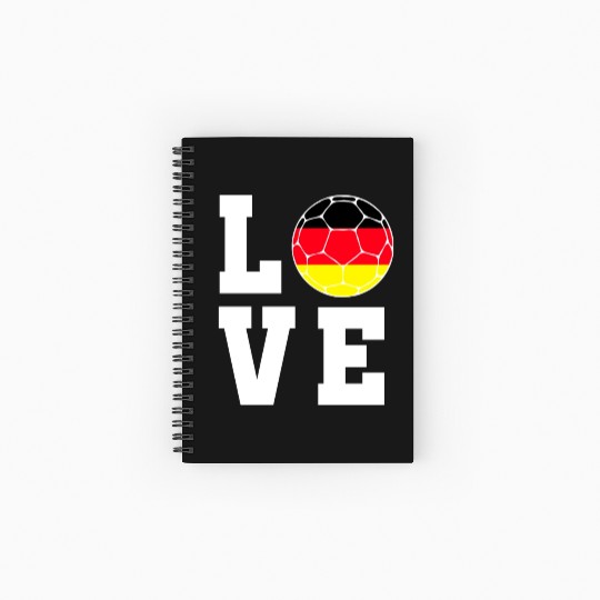 Germany World Cup Spiral Notebooks   Ruled Line