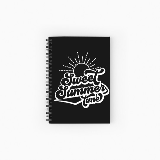 Sweet summer Spiral Notebooks   Ruled Line
