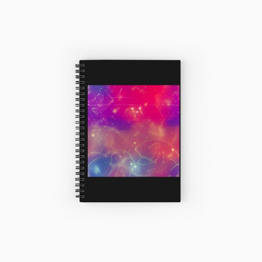 galaxy nebula draw abstract Spiral Notebooks   Ruled Line