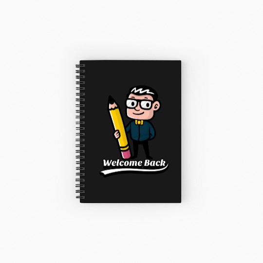 Welcome Back To School Spiral Notebooks   Ruled Line