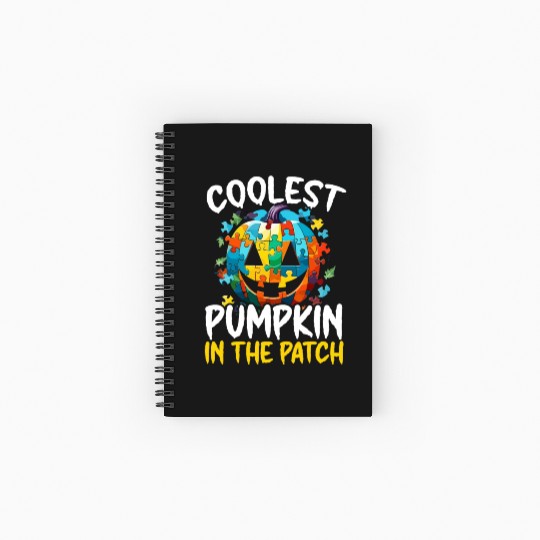 Autism Halloween Trick Or Treat Autism Awareness Spiral Notebooks   Ruled Line