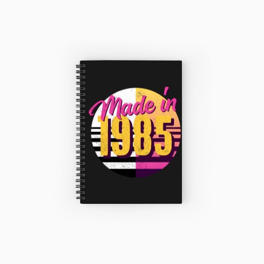 80S Style 1985 Spiral Notebooks   Ruled Line