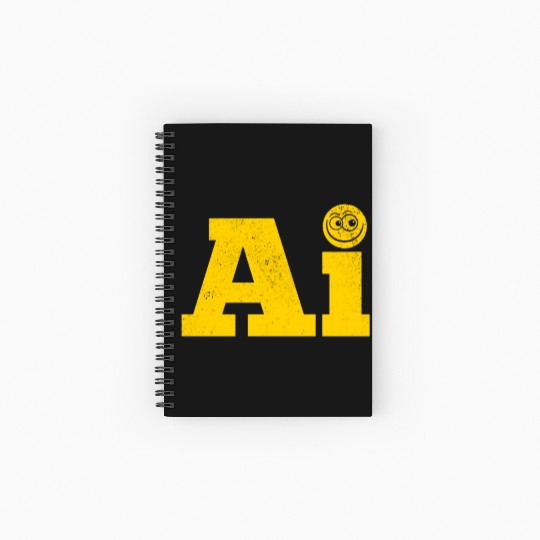 Ai Artificial Intelligence - Funny Ai Spiral Notebooks   Ruled Line