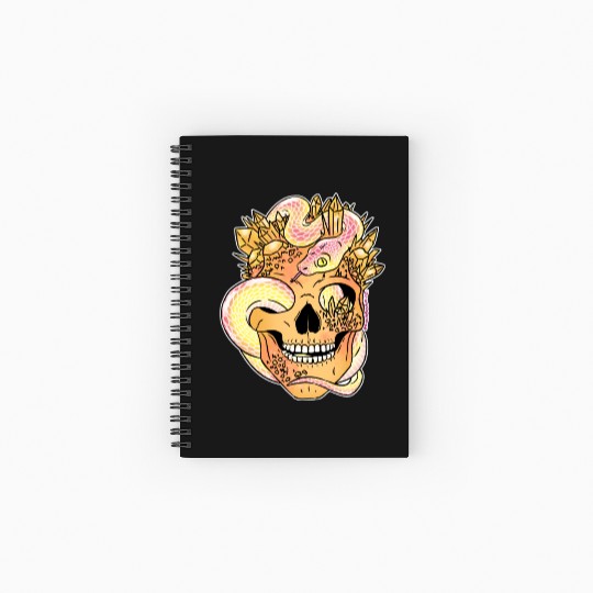 Skull Candy Spiral Notebooks   Ruled Line