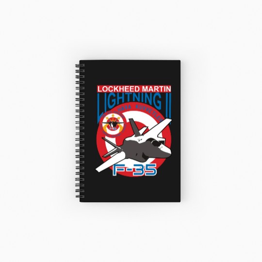 Lockheed Martin F 35 Spiral Notebooks   Ruled Line