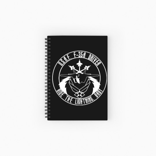 USAF F 35 Spiral Notebooks   Ruled Line