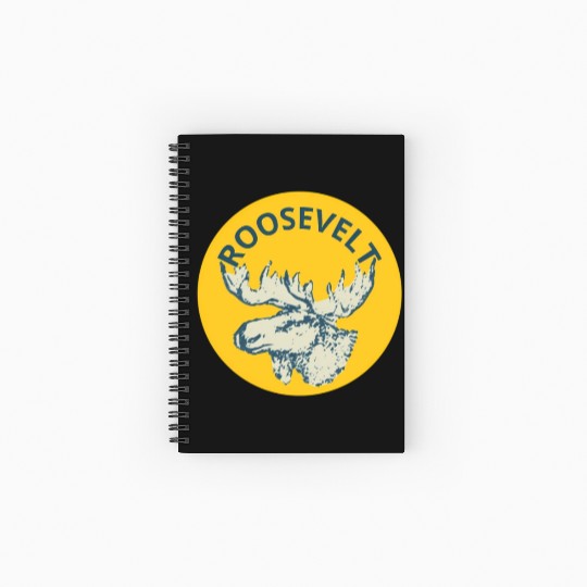 Teddy Roosevelt Bull Moose Py Spiral Notebooks   Ruled Line