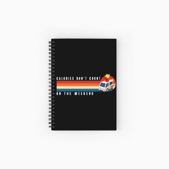 Fast Food Dining Food Truck Vendor Spiral Notebooks   Ruled Line