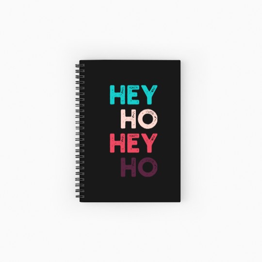 Hey Ho Spiral Notebooks   Ruled Line