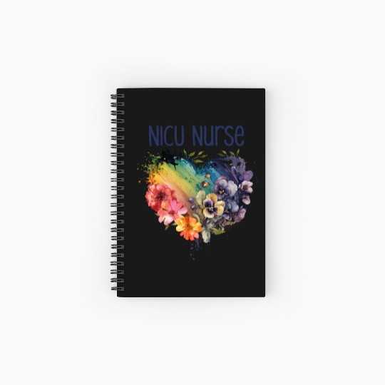Caring Nicu Nurse Spiral Notebooks   Ruled Line
