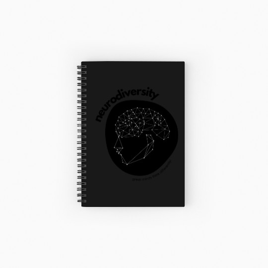 Neurodiversity Great Minds Think Differently Spiral Notebooks   Ruled Line