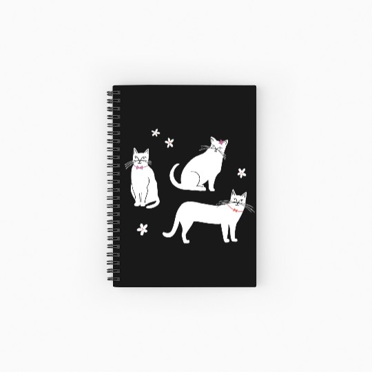 Spring Cats Spiral Notebooks   Ruled Line