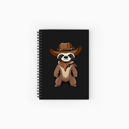 Cool cowboy Spiral Notebooks   Ruled Line
