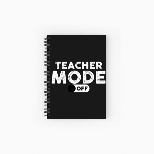 Teacher Gifts Teacher Mode Spiral Notebooks   Ruled Line