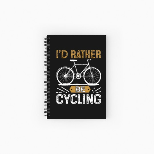 be cycling Spiral Notebooks   Ruled Line