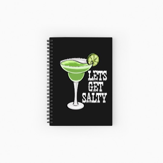 Lets Get Salty Spiral Notebooks   Ruled Line
