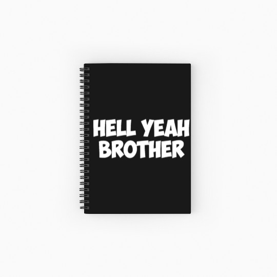 hell yeah brother Spiral Notebooks   Ruled Line