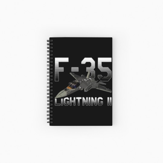 F 35 Lightning II Spiral Notebooks   Ruled Line