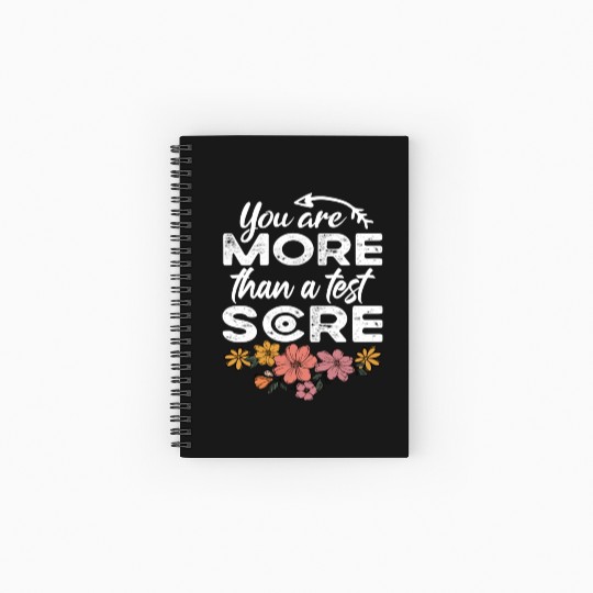 Teacher Appreciation Floral Gift Idea Spiral Notebooks   Ruled Line