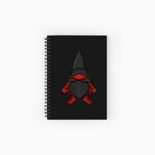 Nain Rouge Of Detroit Michigan Gnome Cryptid Lover Spiral Notebooks   Ruled Line
