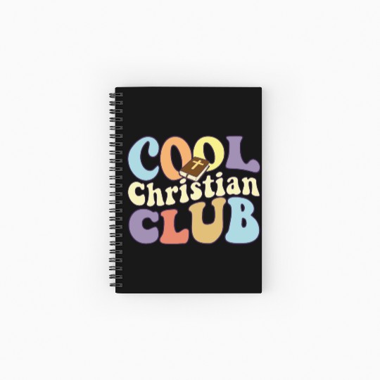 Cool Christian Club Religious Team Jesus Christ Spiral Notebooks   Ruled Line